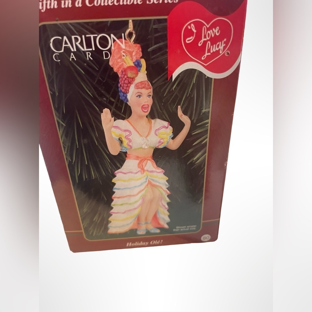 Carlton cards “I Love Lucy” ornament. In box